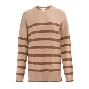Miso Womens/Ladies Stripe Sweater / Cream
